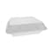 Pactiv SmartLock Foam Hinged Containers, XL, 9.5x10.5x3.25, 1-Cmp, Wht, PK250 YHLW10010000 - alternate 1